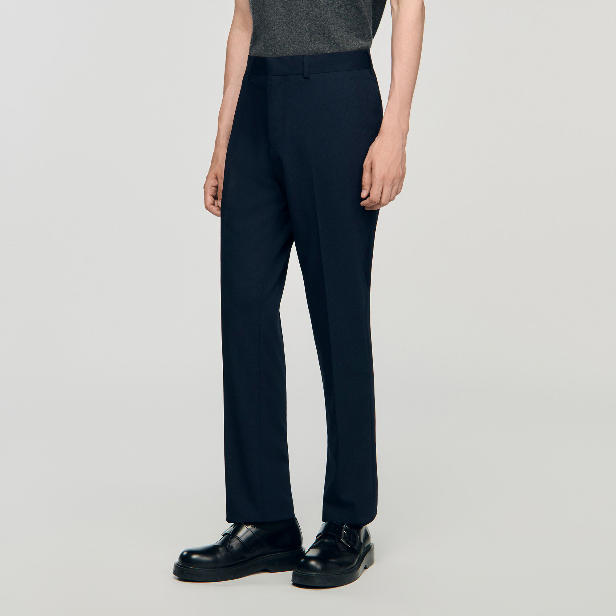Pantalones de traje de pierna ancha