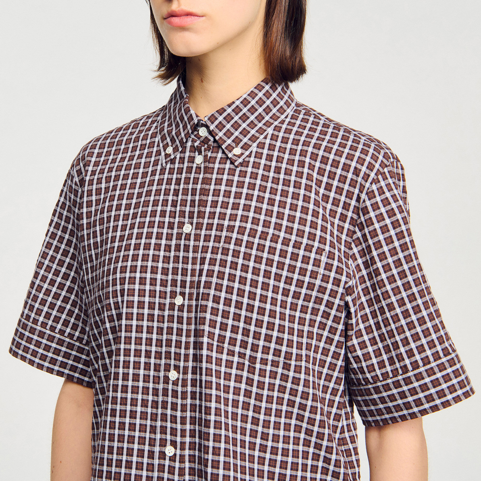 Camisa cuadros oversized