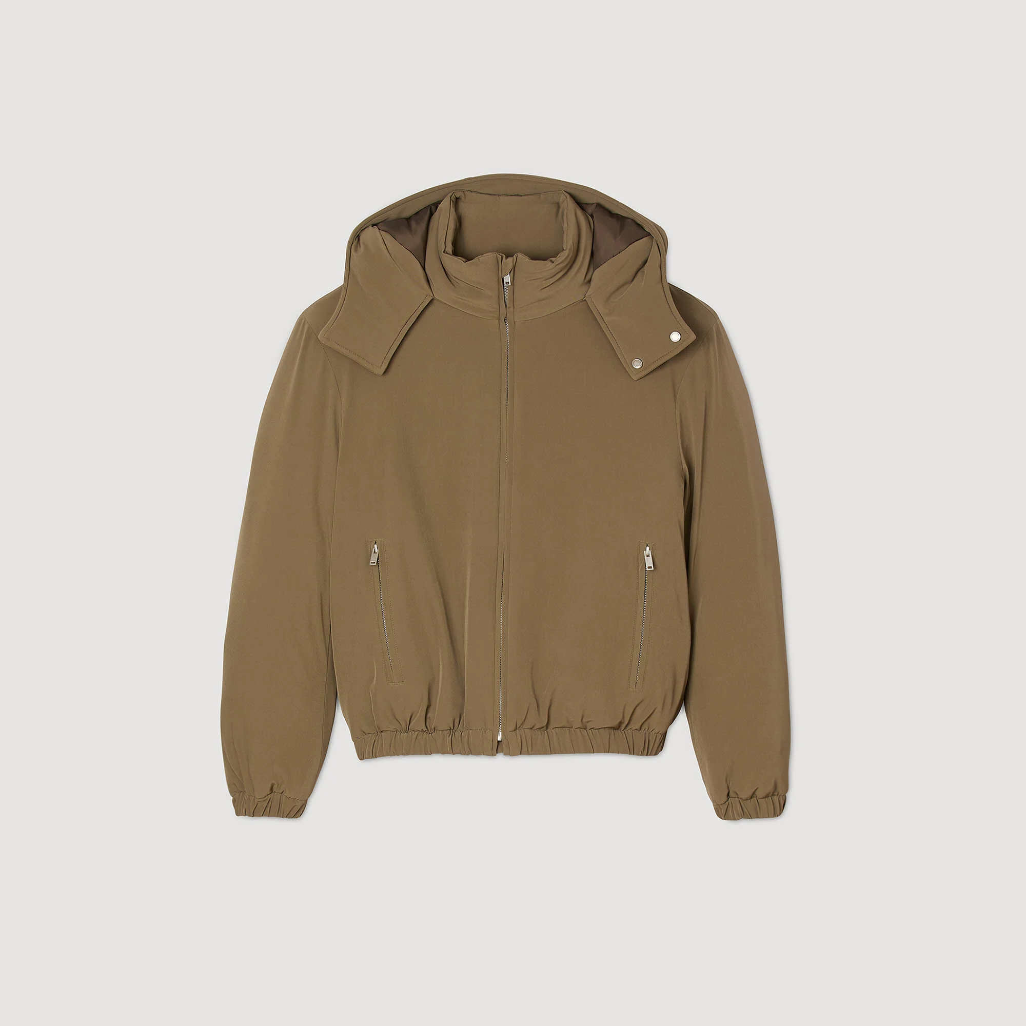 Chaqueta acolchada con capucha desmontable