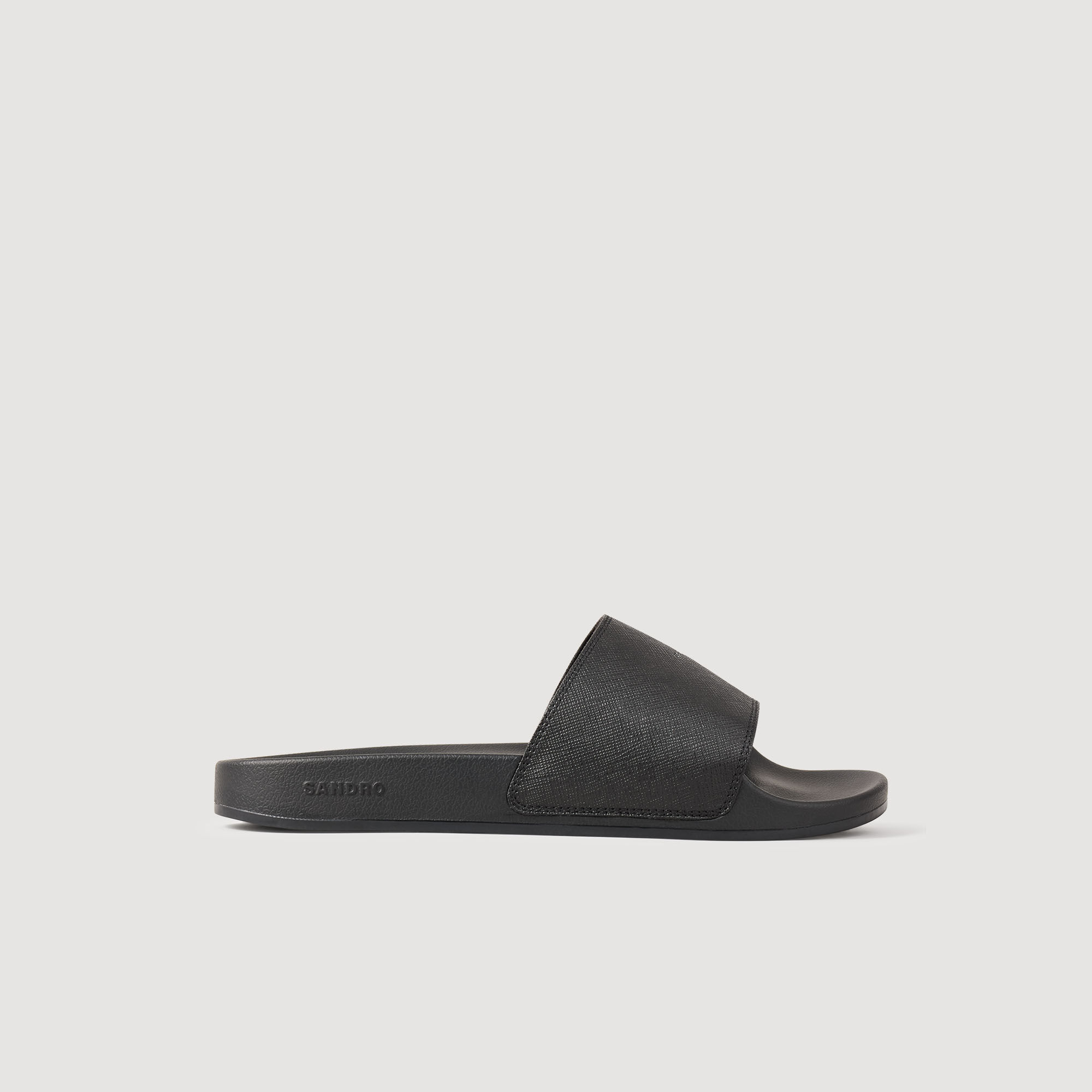 Sandalias de cuero reconstituido