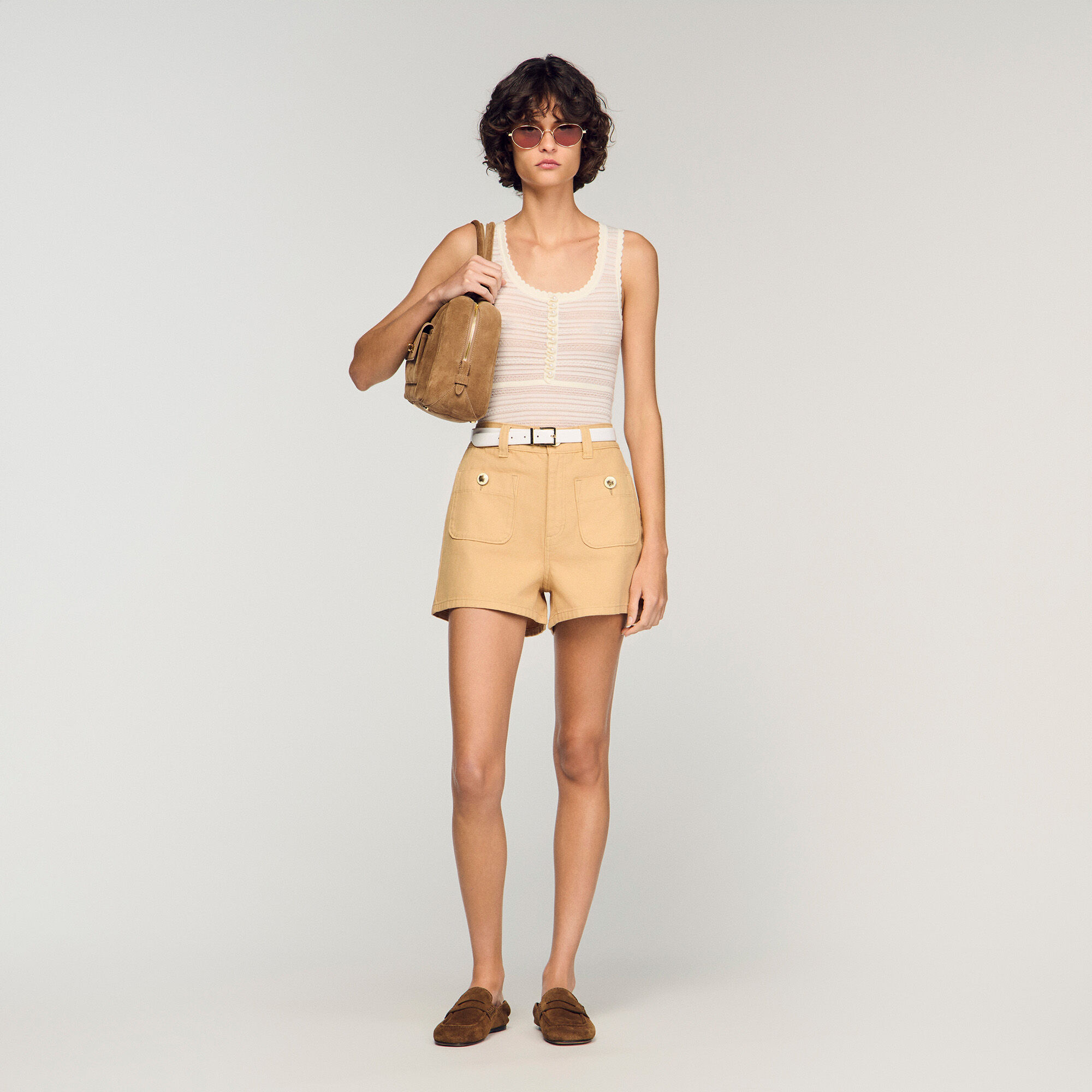 Pantalones cortos de mezclilla