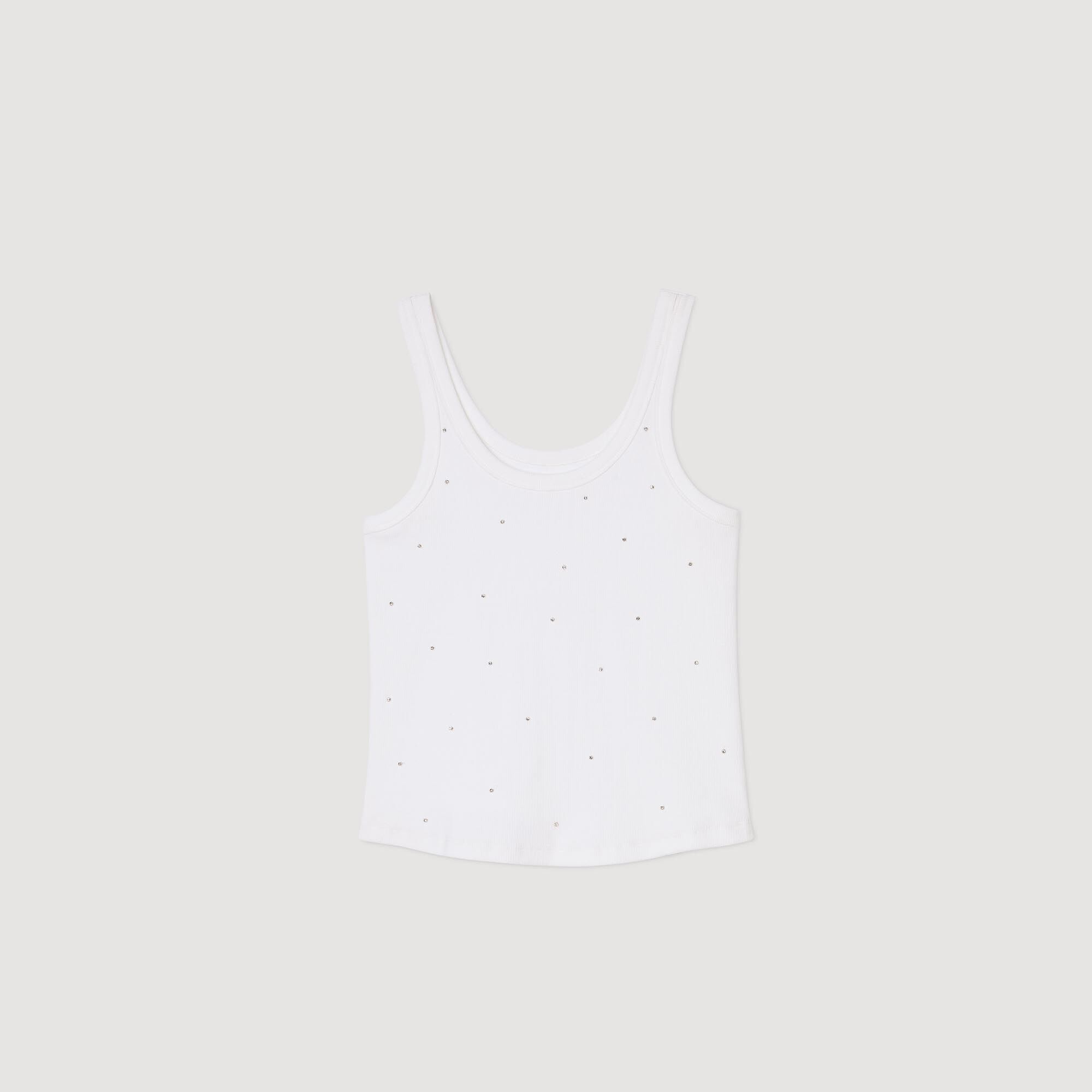 Vest top con lentejuelas