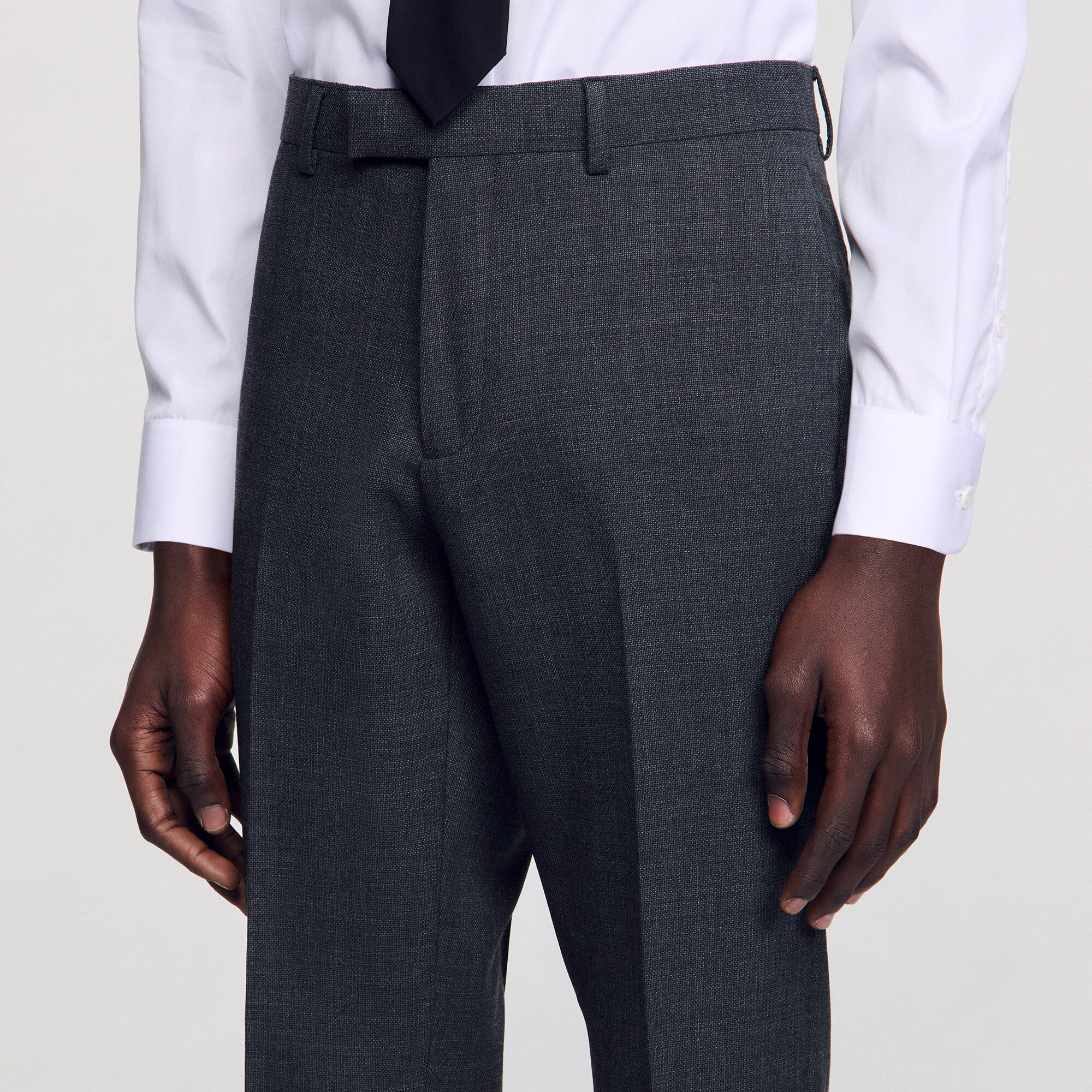 Pantalones de traje de lana